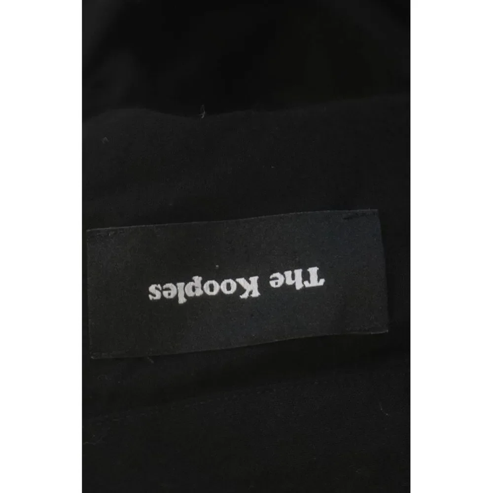The Kooples Womens Button Down Short Sleeves Pajama Shirt Black Size Small